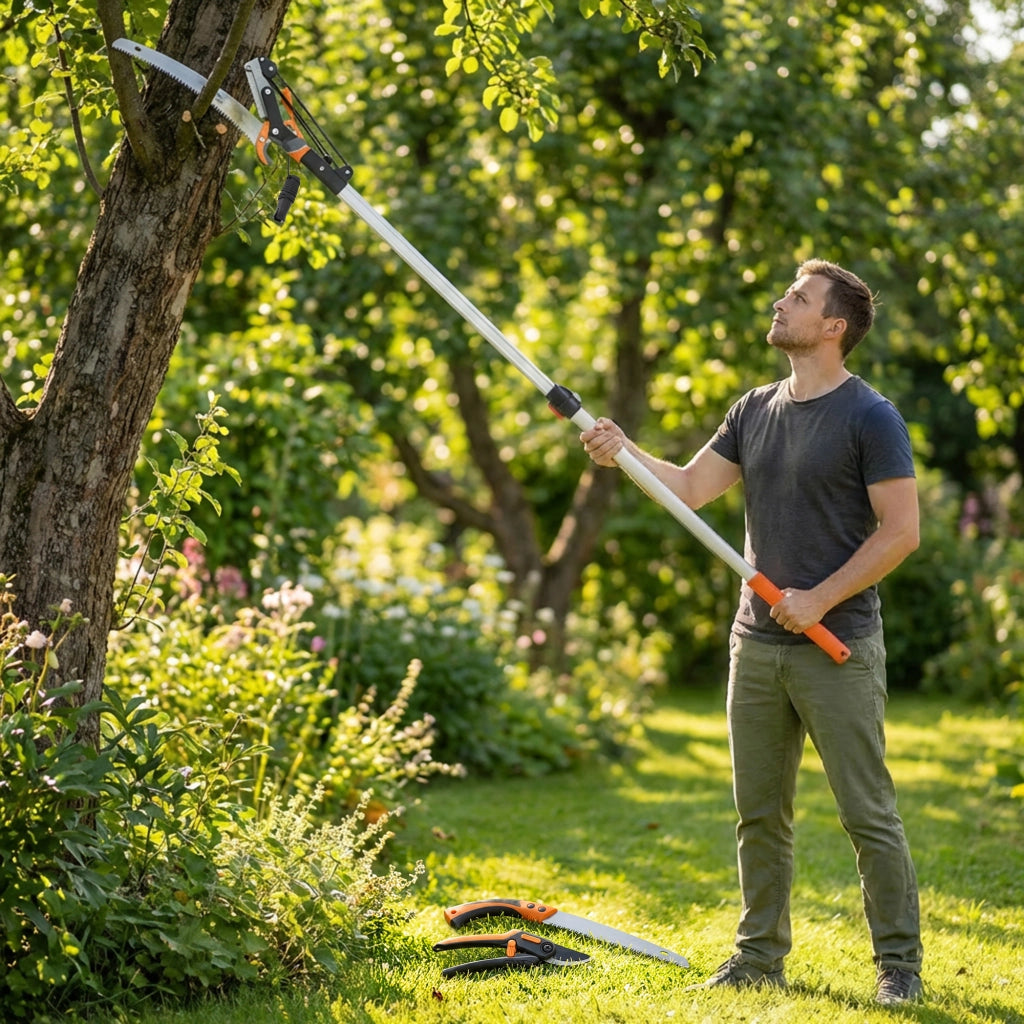 Seghetto Manuale 2-in-1 Telescopico ¨C Zephmum ¨C Alluminio 2-3 m
