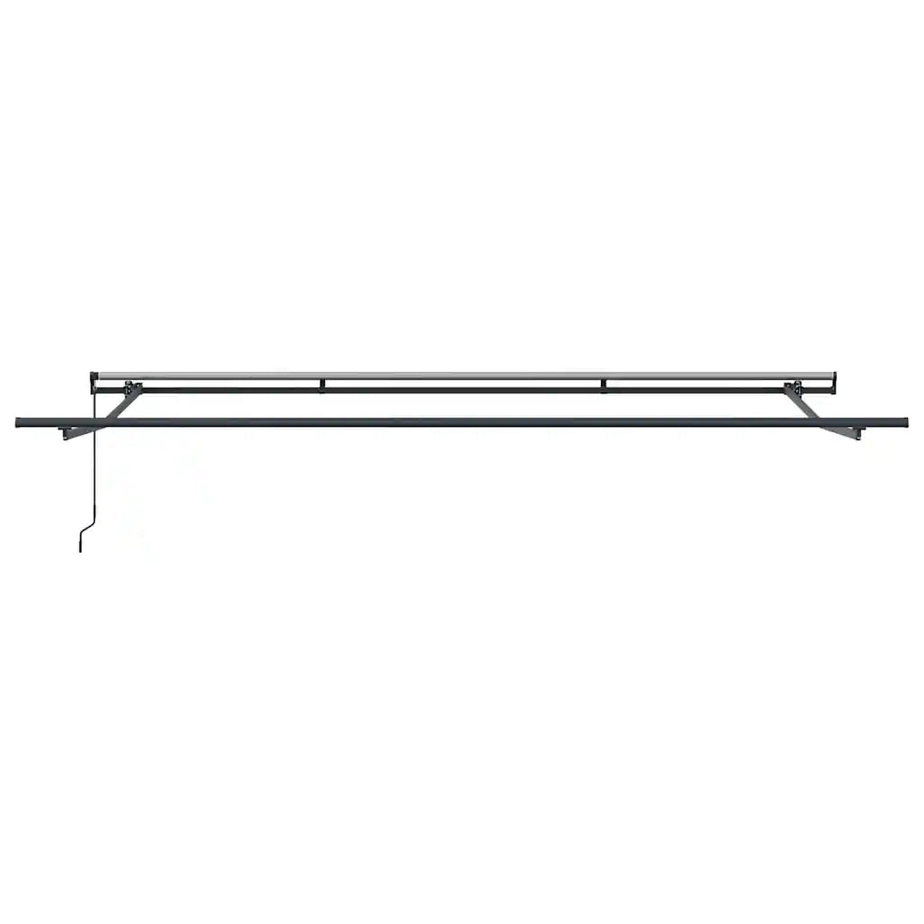 vidaXL Tenda Retrattile giallo e arancione 500 × 300 cm Tessuto