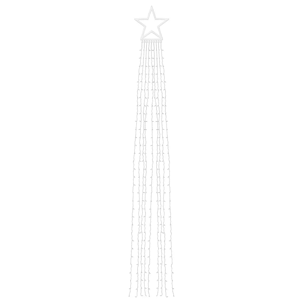 Illuminazione per Albero di Natale 320 LED Blu 375 cm CFW9474265