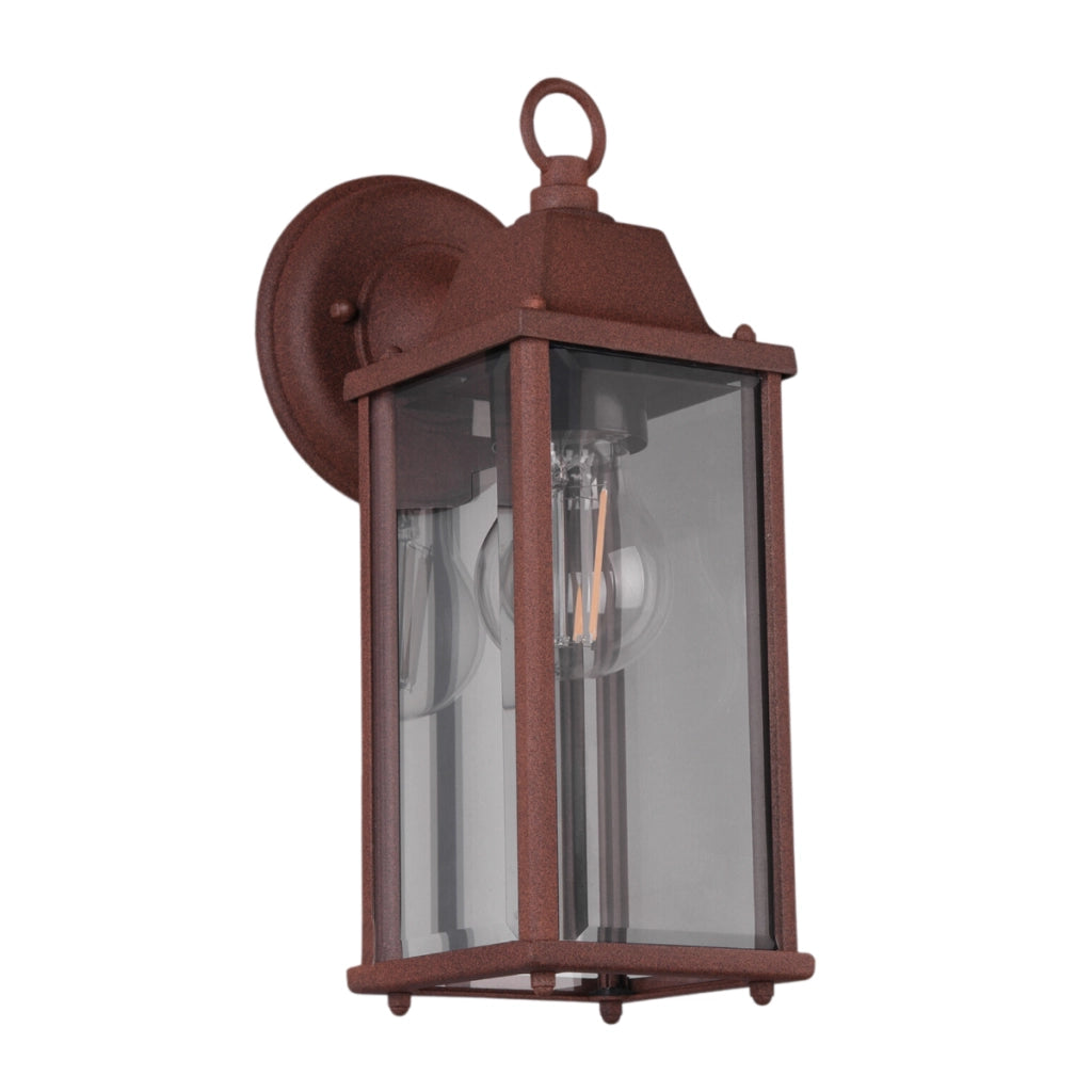 Applique esterno OLONA alluminio rame E27 Trio 201960124
