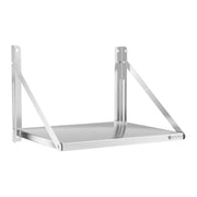 Mensola da parete pieghevole professionale acciaio inox 60 x 45 cm 40 kg 14_0001577