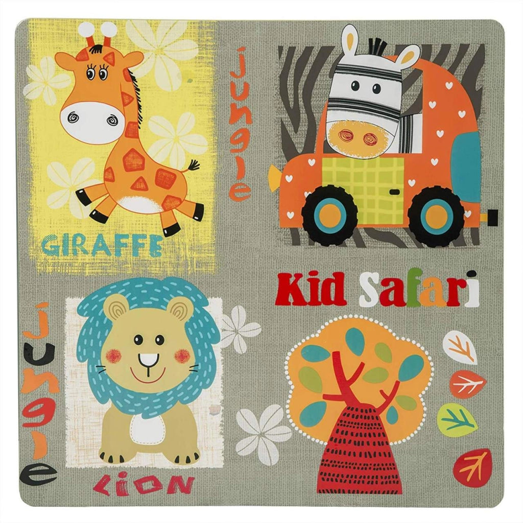 Gruppo seggiolino auto per bambini con 2 sedie a forma di animali della foresta 19_0000499