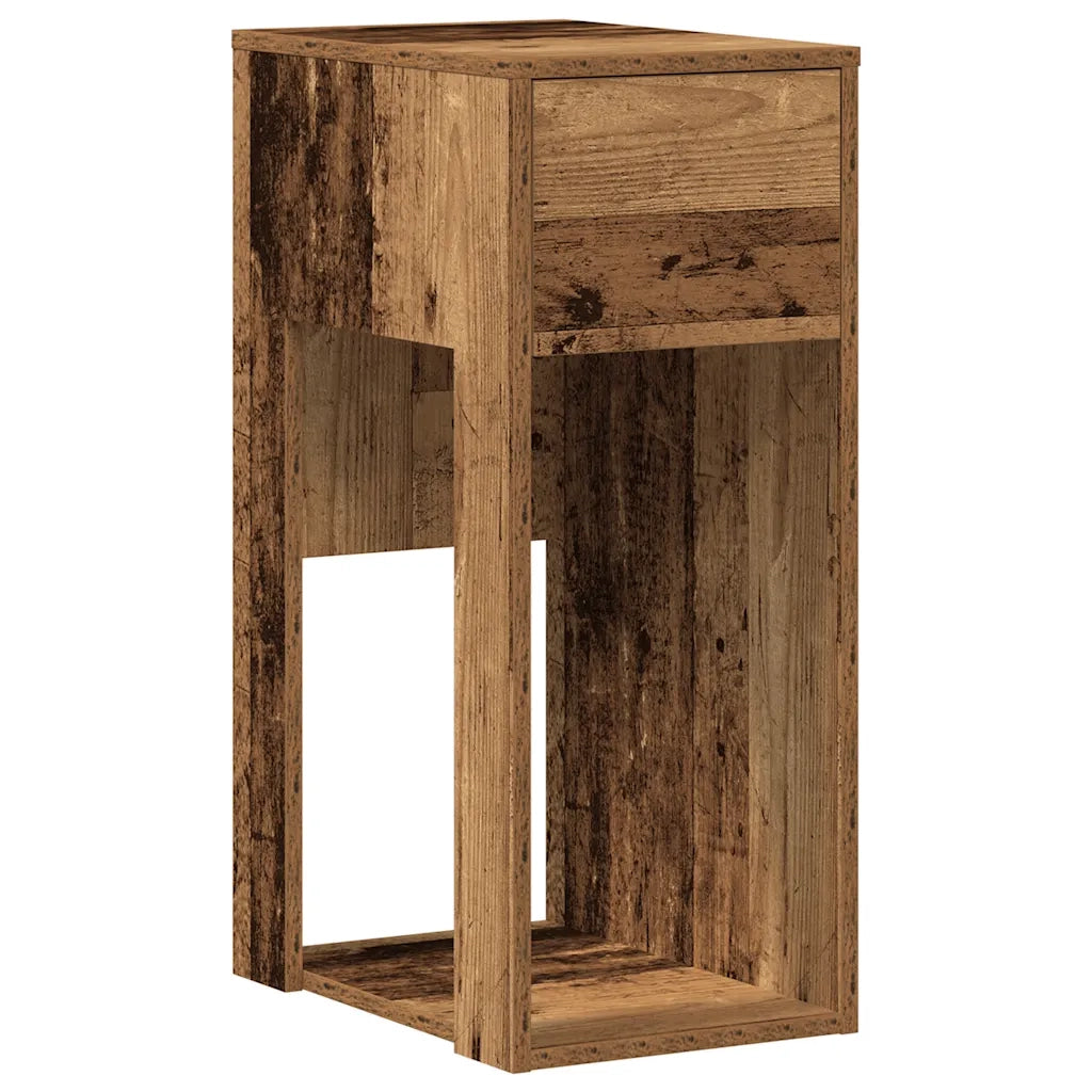 Supporto per Computer a Torre con Cassetto Antico 30x44x74 cm CFW7191956