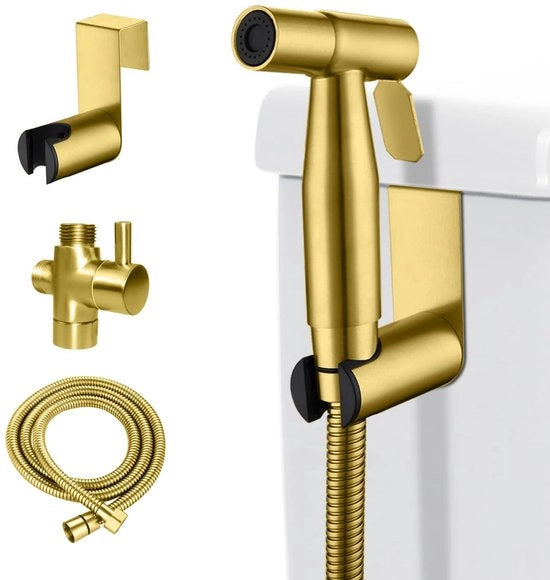 Bidet ad alta pressione con getto a spruzzo - Manuale - Montaggio WC - Igiene - Cura personale - Design elegante - Sprezzata WC