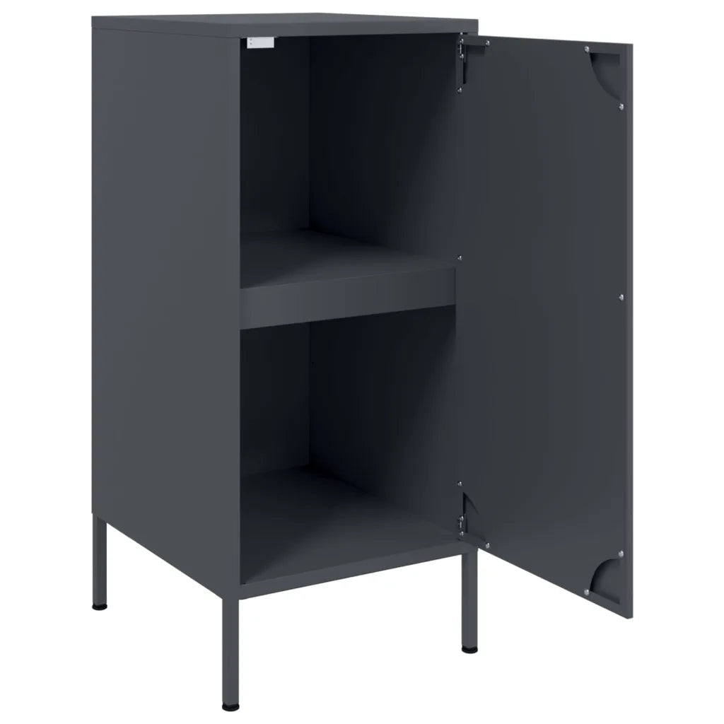 Credenze 2 pz Antracite 36x39x79 cm in Acciaio 843017