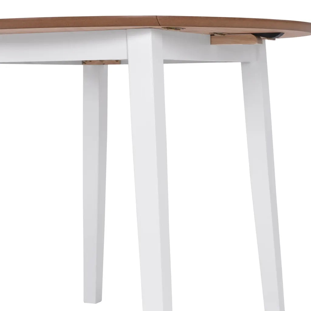 Set da Pranzo 3 pz in MDF e Legno di Hevea Bianco CFW9502210