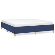 Letto matrimoniale | Letto per adulti | Struttura Letto a Rete a Molle Blu 180x200 cm in Tessuto