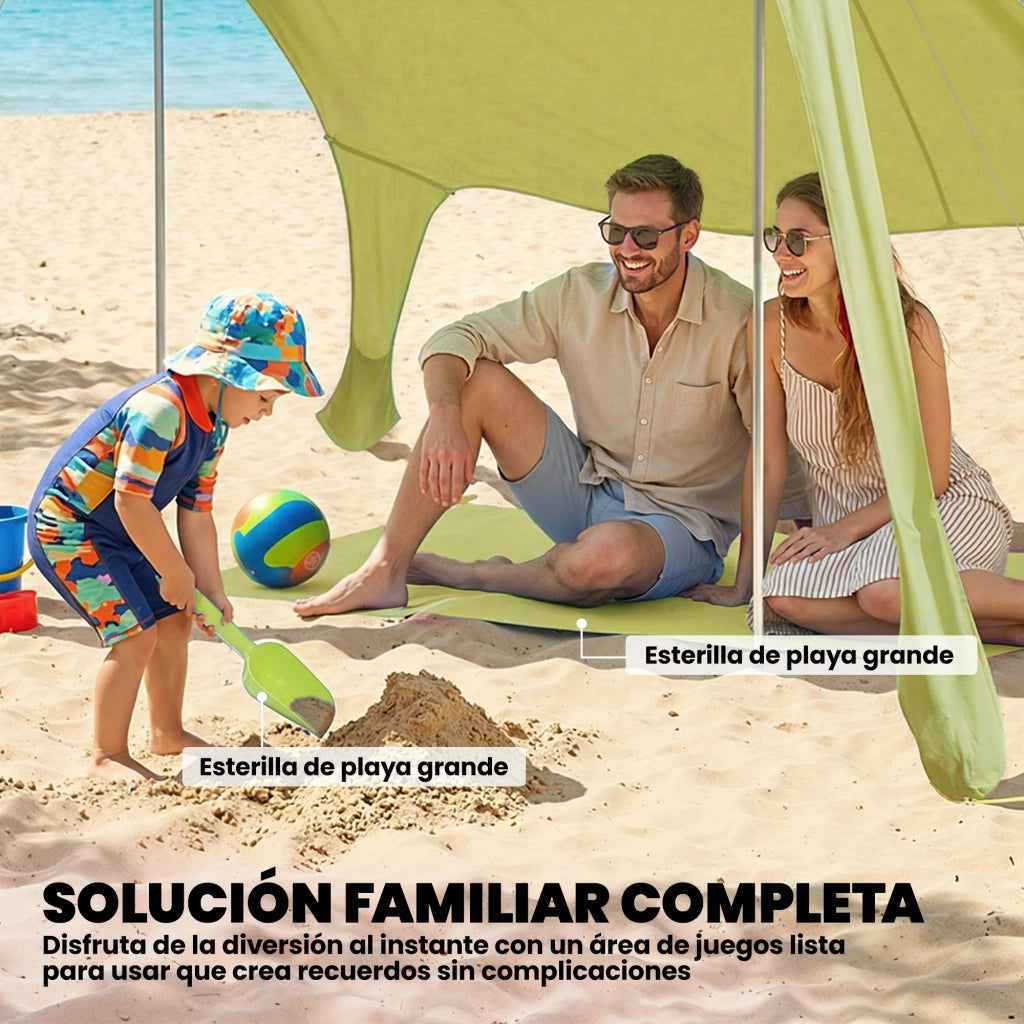 Carpa da Giardino Pieghevole ¨C zephmum ¨C Verde UPF50+ con Paletti e Borsa