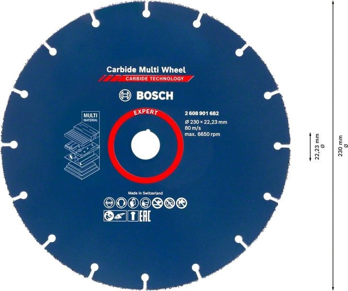 2608901682 - DISCO MULTIMATERIALE D.230mm PER SMERIGLIATRICI