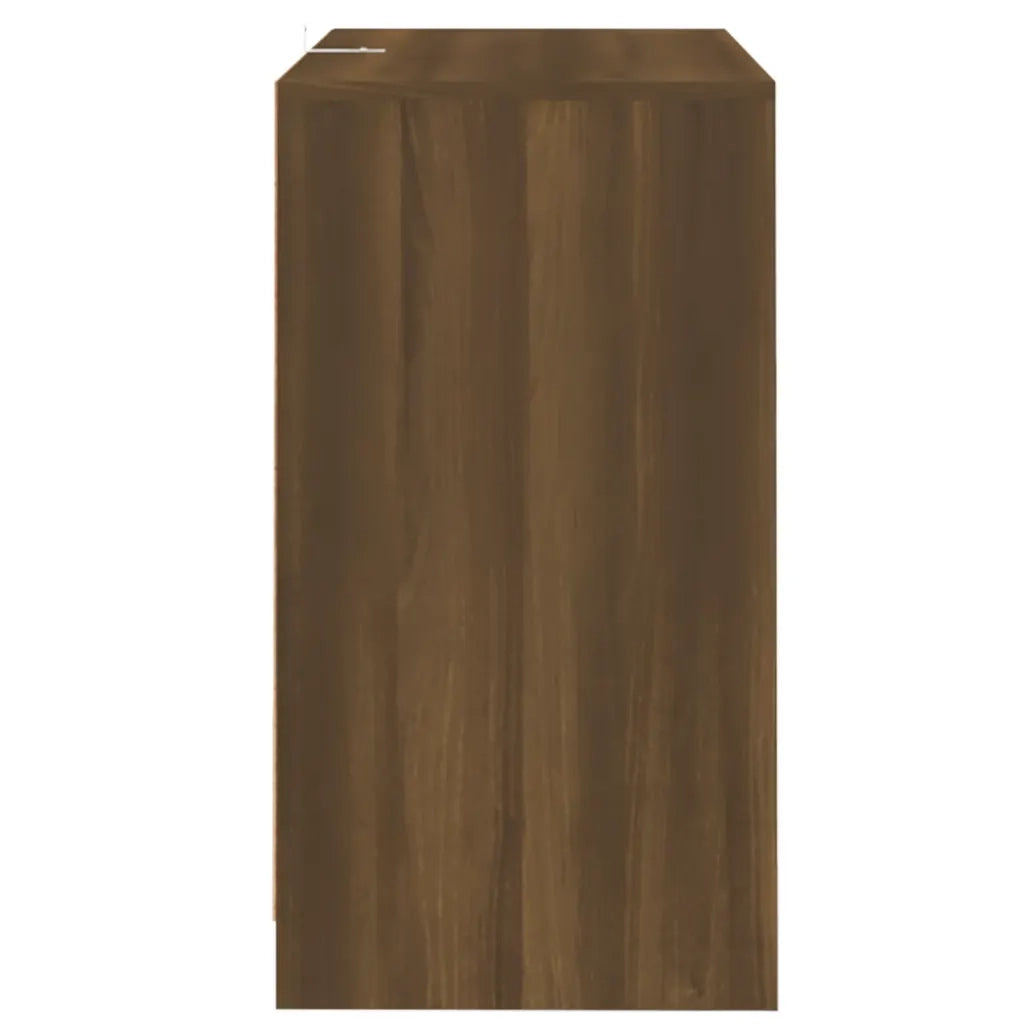 Credenza Rovere Marrone 70x41x75 cm in Truciolato 813013
