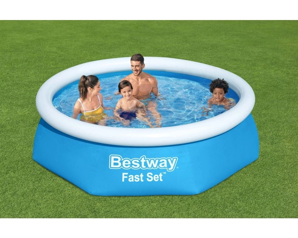 PISCINA GONFIABILE 244 X 61 CM AUTOPORTANTE FUORI TERRA POMPA FILTRO FAST SET