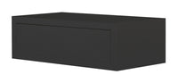 Mensola da Parete 1 Cassetto 45x13,4x23,7 cm in Fibra di Legno Lego Maxi Nero