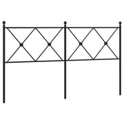 Testiera | Testata di Ricambio in Metallo Nero 160 cm
