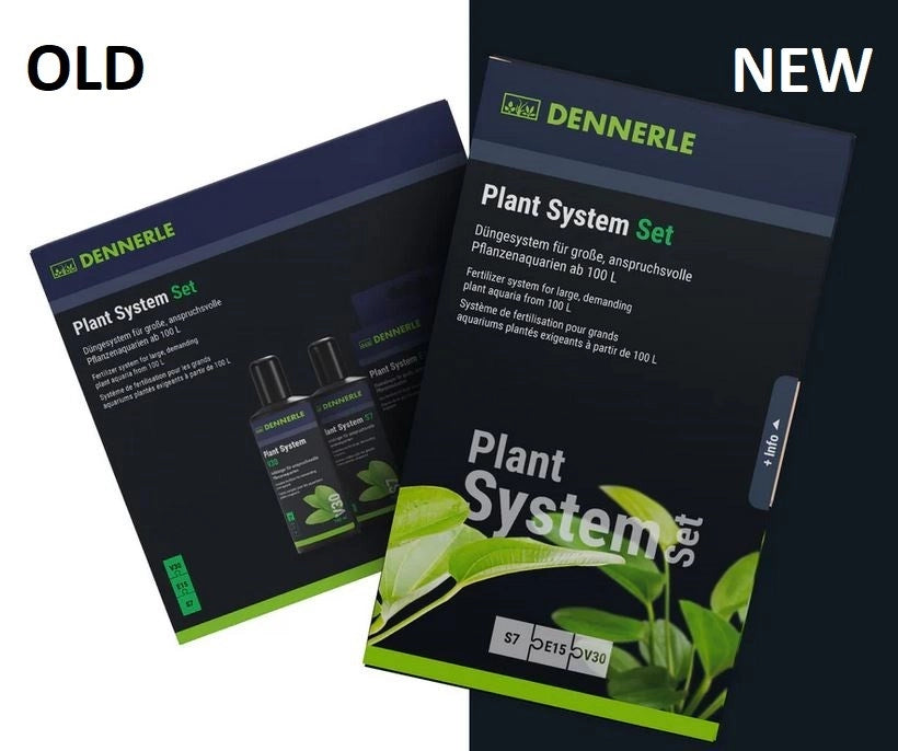 Dennerle Plant System Set 3x100ml - kit di fertilizzazione per acquari fino a 100 litri