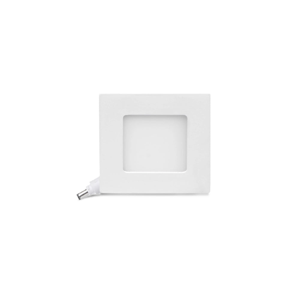 Pannello led slim da incasso quadrato 3w 6000K luce bianca