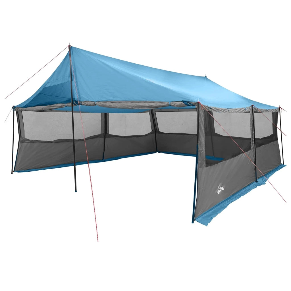 Tenda Familiare Blu 600 x 400 x 268 cm Poliestere e Acciaio 42028604