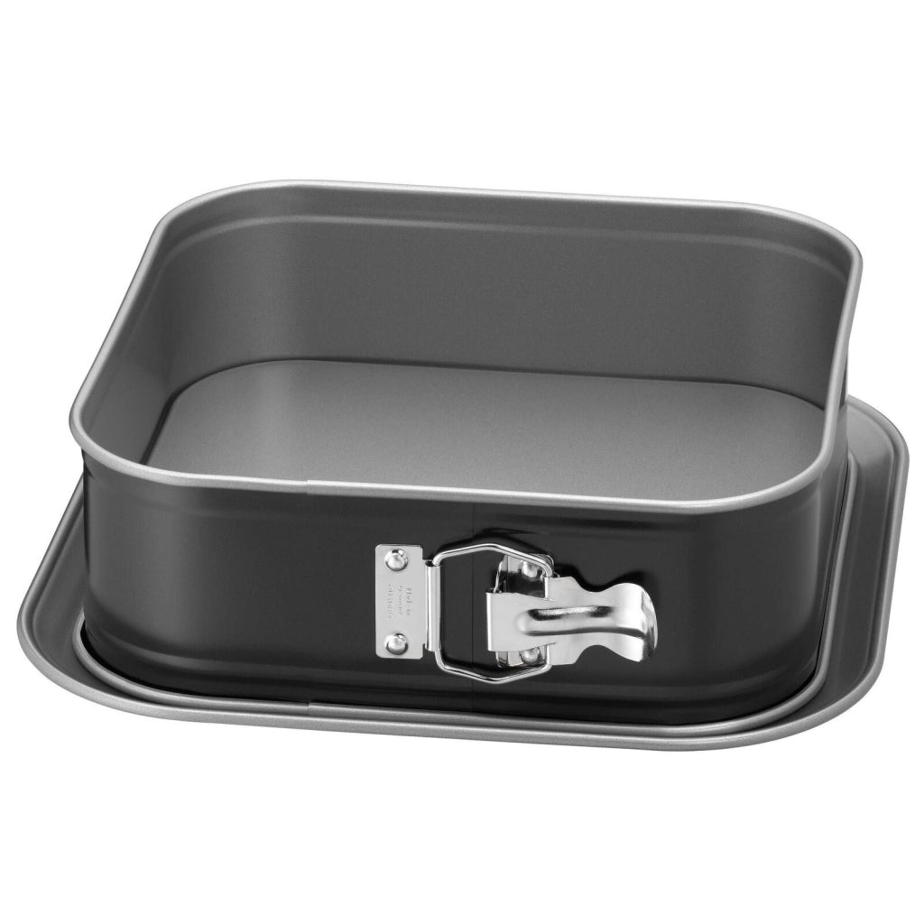 ORIGINAL KAISER 2300659602 Inspiration Stampo per Torta Quadrato Apribile 24x24 cm Antiaderente a Tenuta Stagna Colore Nero