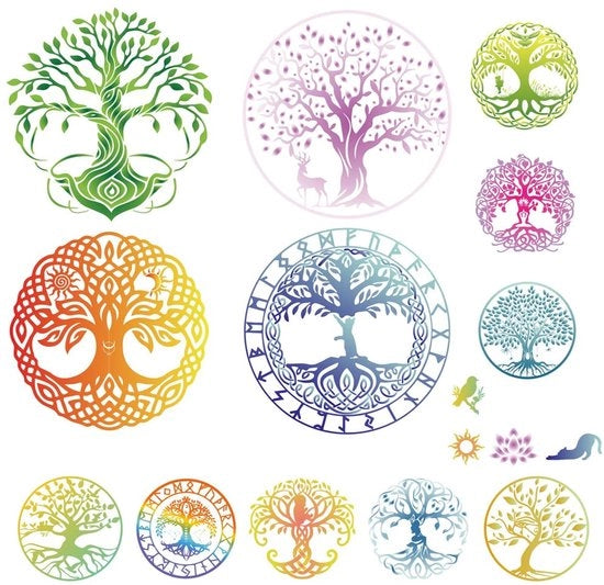 Decorazione per Parete Boomkunst con Sticker Vinyl Acqua-Resistente e Rimovibile per Esterni, Ufficio, Agriturismo, Camera da Letto, Salotto