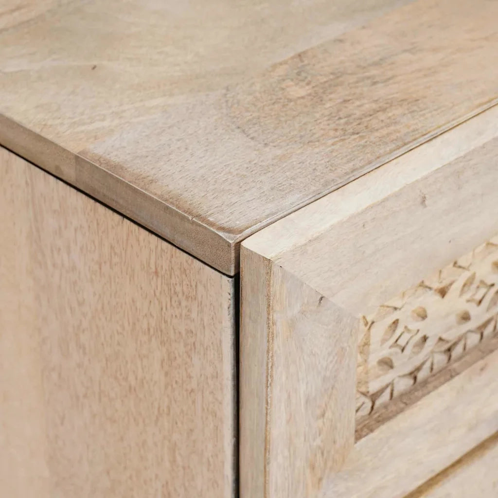 Armadio da Notte Bianco 50 x 33 x 60 cm Legno ingegnerizzato 4018124