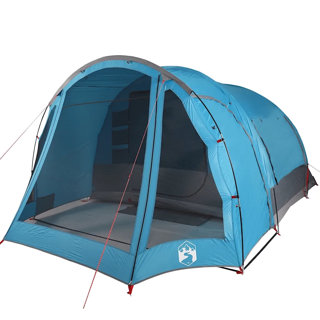 Tenda Familiare per 6 persone-Tenda da campeggio Blu Impermeabile