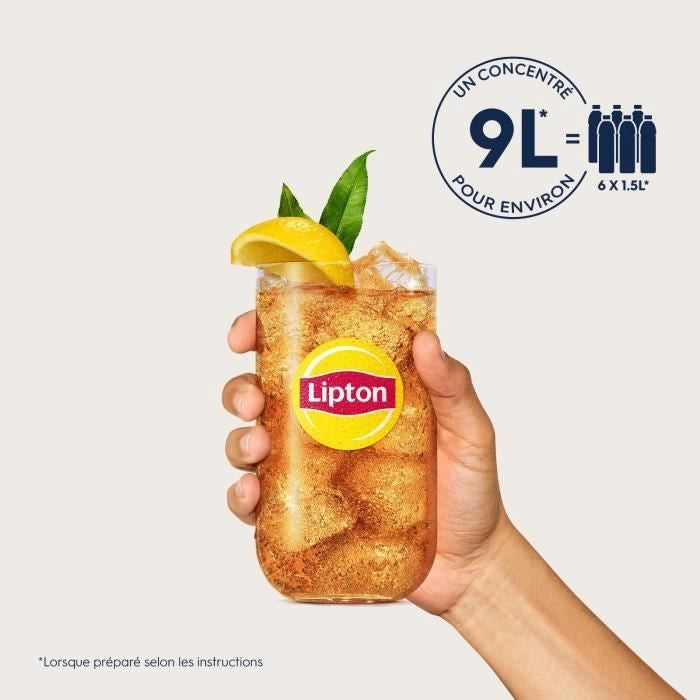 Concentrati SODASTREAM - Confezione da 6 concentrati Lipton Ice Tea - Fino a 54 litri di bevande - 440 ml