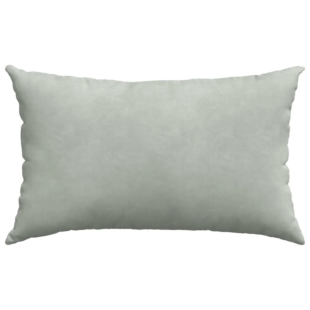 Cuscini da Divano 2 pz | Cuscini per sedie Grigio chiaro 50 x 30 cm