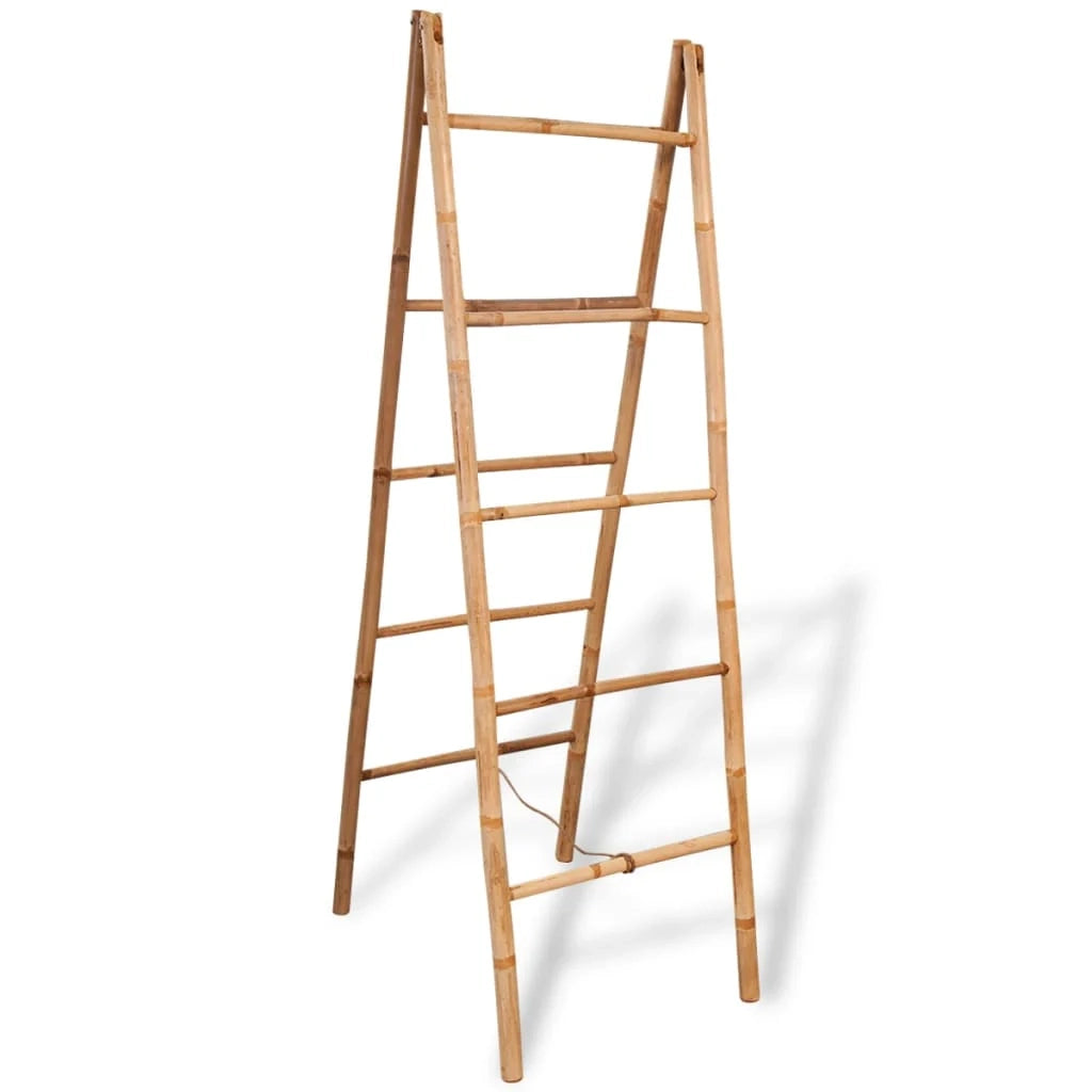 Portasciugamani doppio con 5 barre 50 x 160 cm bambù 02_0001642