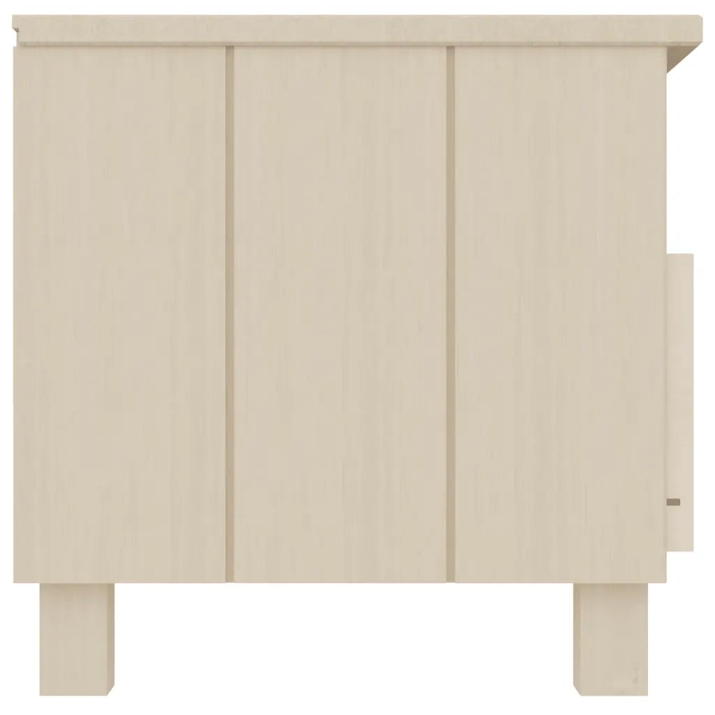 Mobile TV HAMAR ambra 106x40x40 cm in Legno Massello di Pino 340468