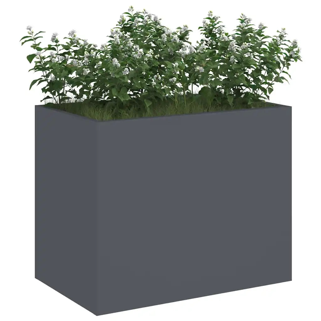 Vaso da giardino Antracite 50 x 32 x 40 cm 876352