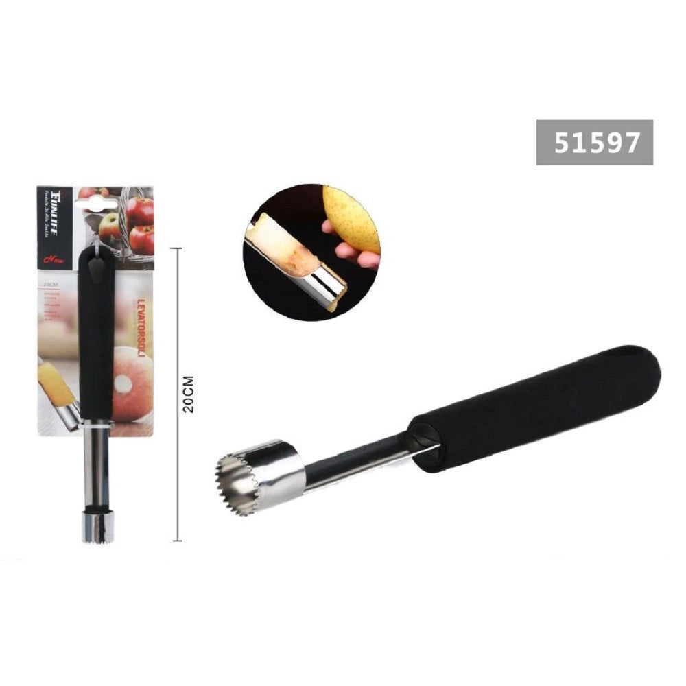 Trade Shop - Levatorsoli Leva Torsolo Per Frutta Mela Scavini Rimozione Seme 20cm 51597 Cucina -