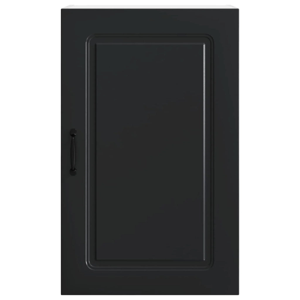 Mobile da cucina moderno con ampio spazio contenitivo 50 x 31 x 80 cm legno composito nero 02_0053714