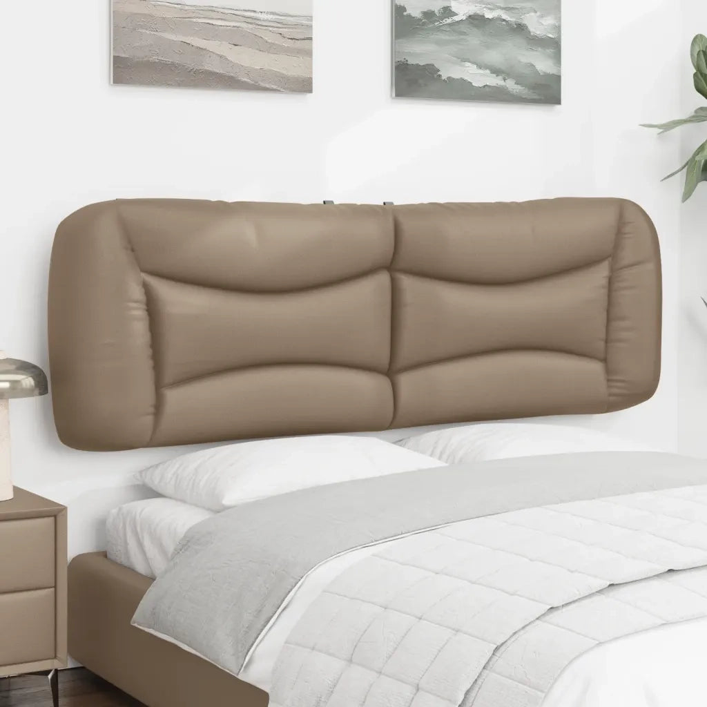 Cuscino Testiera Hvar Cappuccino 160 cm in Similpelle 374599