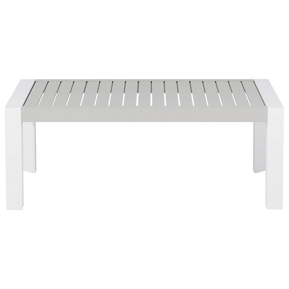 Set Conversazione Cornice Alluminio Grigio Chiaro Modulare Forma L da esterno
