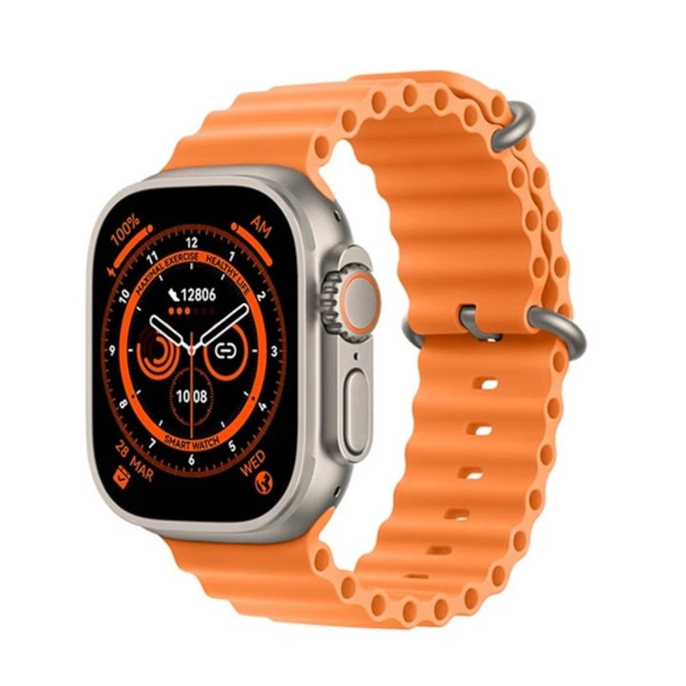 Trade Shop - Smartwatch Qu50 Hd Orologio Digitale Intelligente Cardiofrequenzimetro Contapassi Bluetooth -