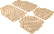 SET TAPPETI ANZIO IN PVC 4 PZ BEIGE 3,5 KG