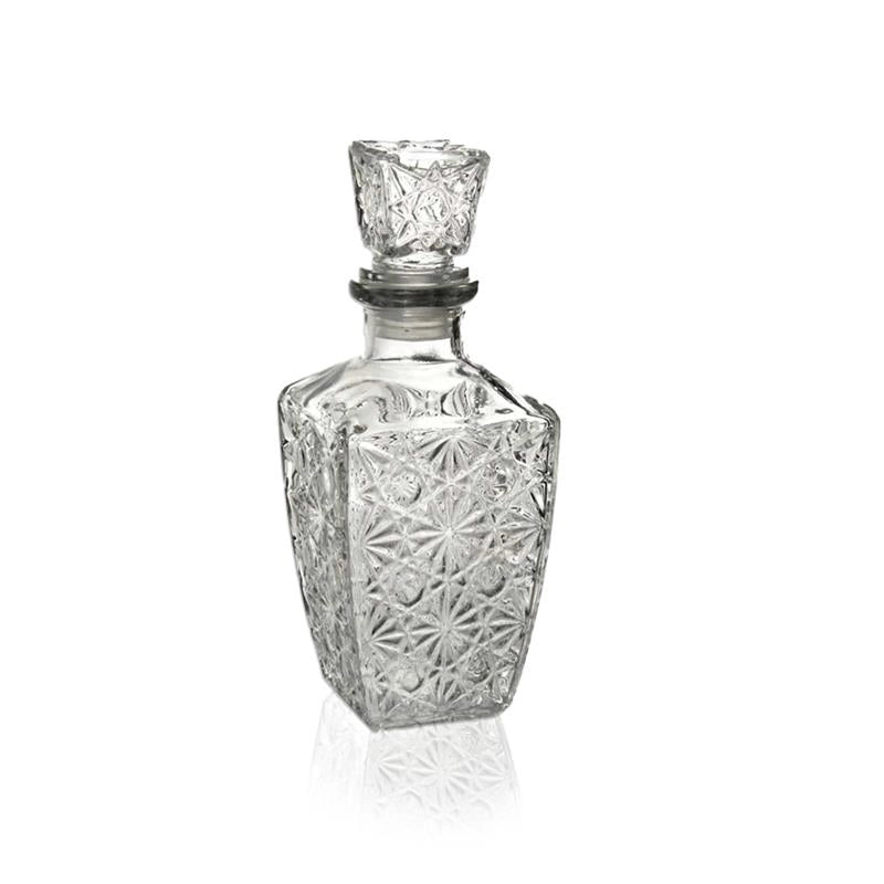 BOTTIGLIA IN VETRO BASE QUADRATA DA 9,3X25 CM CON CAPIENZA 1000ML