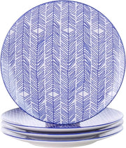 Set di piatti piatti a piastrelle 4 pezzi - Piatti piatti grandi - Set di piatti Ø 27 cm