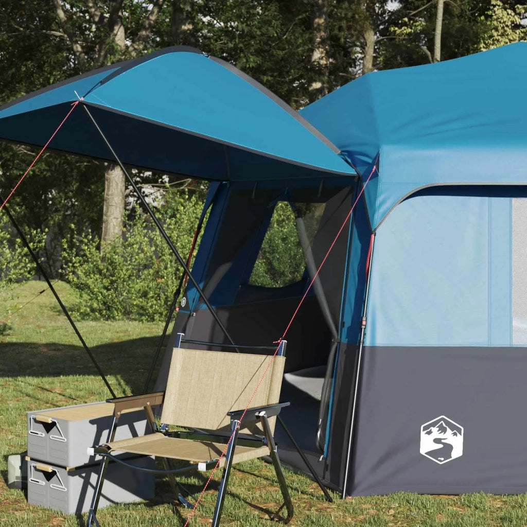 Tenda istantanea con telo antipioggia per 12 persone e rilascio rapido-Tenda da campeggio 376593