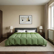 Duvet Invernale Trapuntato Verde 200 x 240 cm Microfibra 42026125