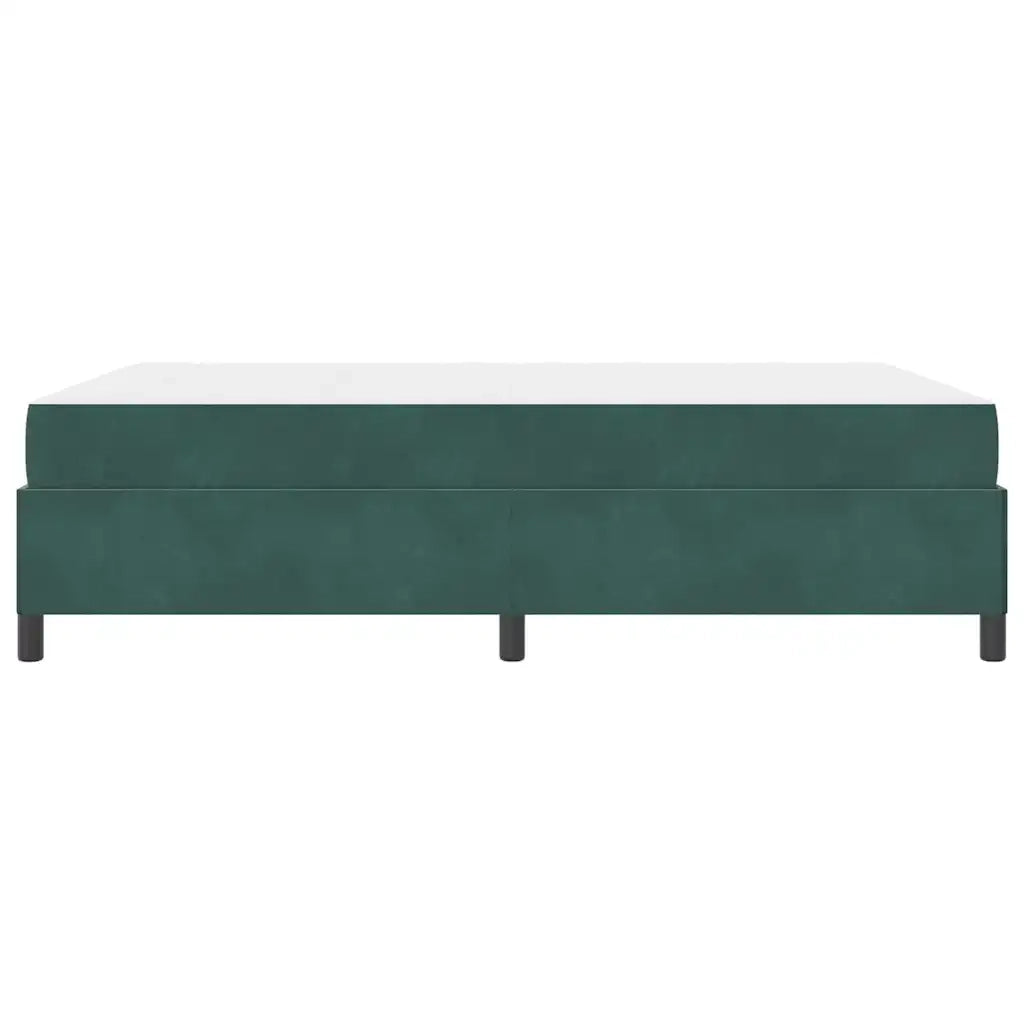 Struttura del letto Verde Scuro 160 x 200 cm Tessuto 3399075