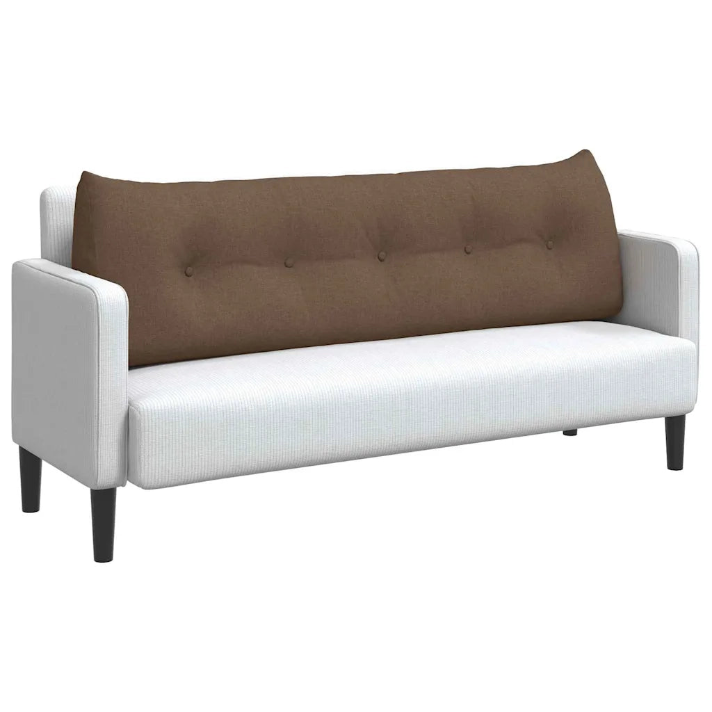 Cuscino per Schiena Marrone 160 x 24 x 50 cm Tessuto 42014532