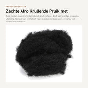 Capelli Sintetici Krusti - Lunghezza Media - Krusti Kinky - Krusti Profondi - Capelli Sintetici a Lunghezza Naturale - Nastro di Trattenuta - Istruzioni di Manutenzione - Capelli Krusti