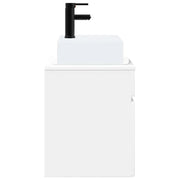 Mobile Lavabo | Armadio Lavabo da Parete Bianco Lucido 39 x 41 x 62,5 cm