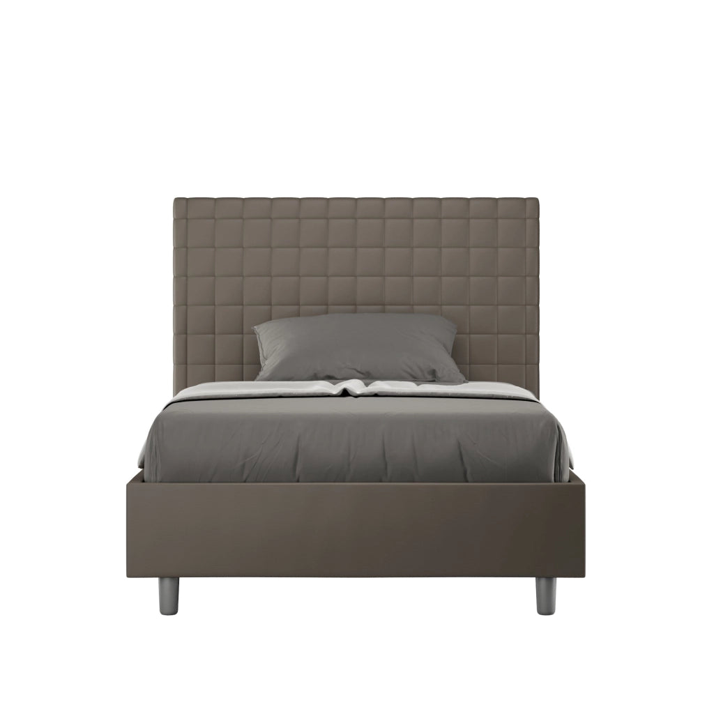 Letto Singolo 80x190 cm con Rete Sunny Cappuccino