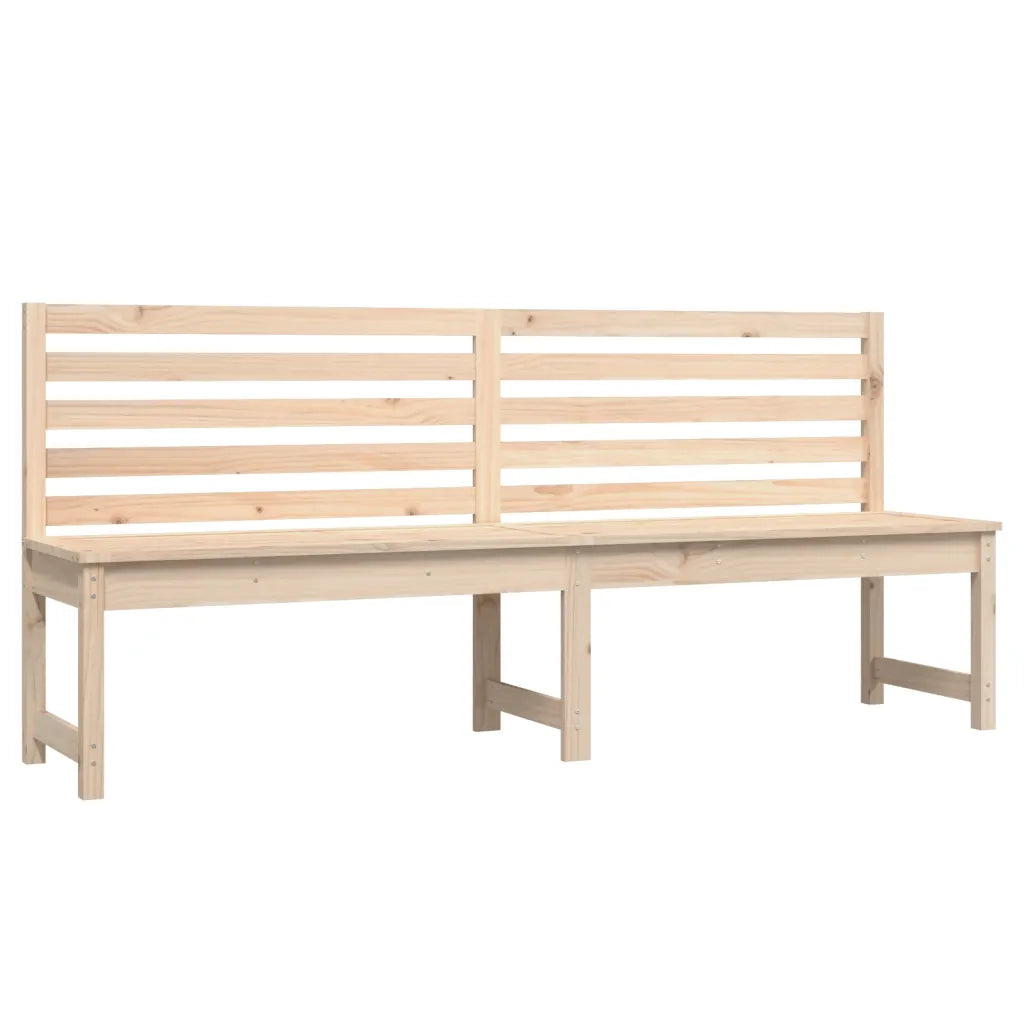 Panca da Giardino 201,5 cm in Legno Massello di Pinocod mxl 129893