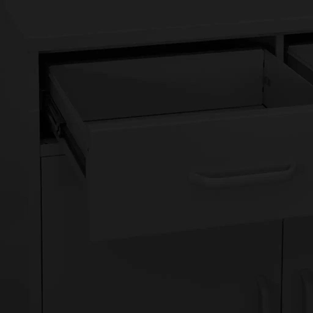 Armadietto Nero 80x35x101,5 cm in Acciaio cod mxl 50124