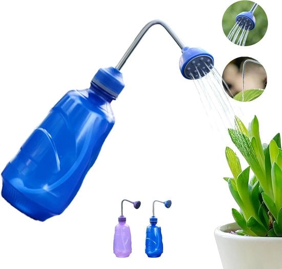 Giocatore di acqua 450 ml - Giocatore per piante da camera per innaffiare (blu)