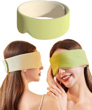 Migraina - Maschera di Raffreddamento per Illuminazione del Sonno - Verde - Uomo e Donna - 1 Pezzo