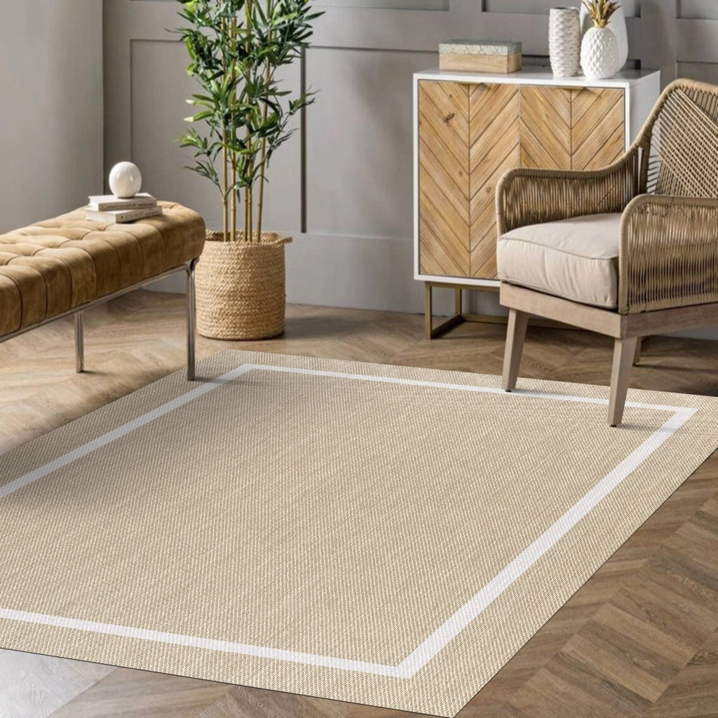 Tappeto vinilico di alta qualità rettangolo bianco 80x150