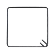 Staffa chiusa antisismica armatura ferro 40 x 40 cm strutture cemento 1 pezzo